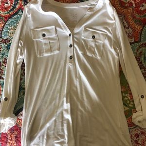 Long sleeve white shirt